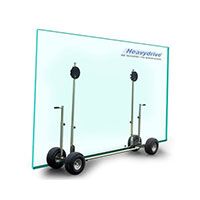Luftbereifter Glastransportwagen