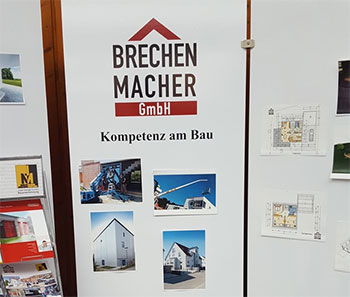 Stellwand der Fa. Brechenmacher bei der Donau-Ries-Ausstellung