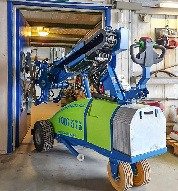 Senkrechthub dank des speziellen Heavydrive Manipulatorkopfes