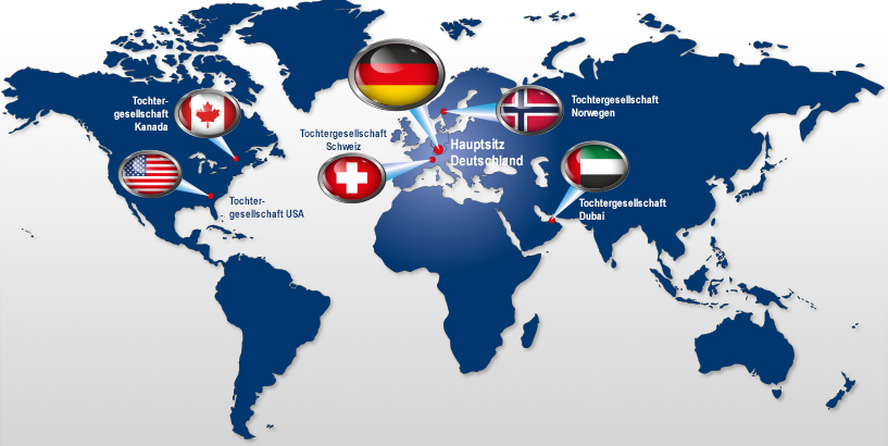 Die Strandorte der Heavydrive GmbH