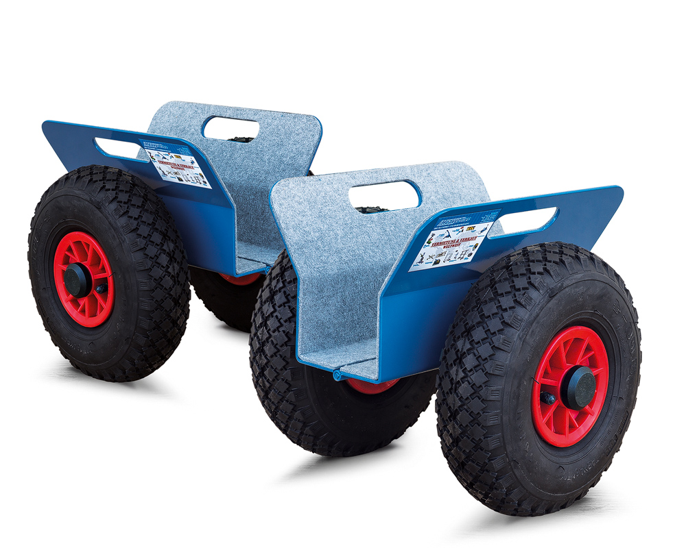 2er-Set - Glaswagen HDL 250 KBA für dicke Scheiben - bis 250 kg Tragkraft | 2er-Set - Glaswagen für dicke Scheiben - bis 250 kg Tragkraft - HDL 250 KBA