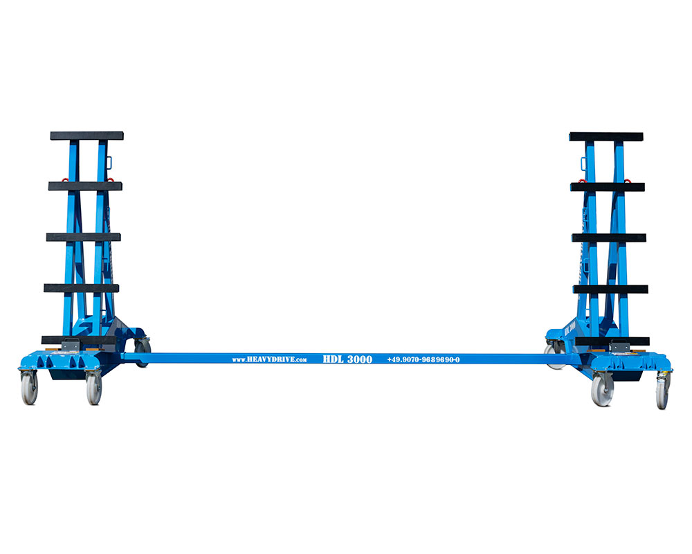 Glaswagen HDL 3000 für schwere und breite Elemente - bis 3000 kg Traglast | Glaswagen für schwere und breite Elemente - bis 3000 kg Traglast - HDL 3000