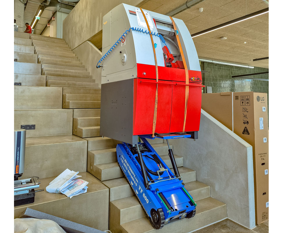 TT 600 H Treppentransporter 600 kg Traglast, speziell für Transport von Flüssigkeiten | Treppentransporter 600 kg Traglast, speziell für Transport von Flüssigkeiten - TT 600 H