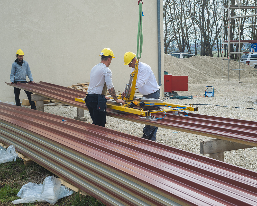 VSGP 600- 24 K Vakuumsauganlage für Wand- und Dach- Paneele bis 24 m | Vakuumsauganlage für Wand- und Dach- Paneele bis 24 m Länge - VSGP 600- 24 K