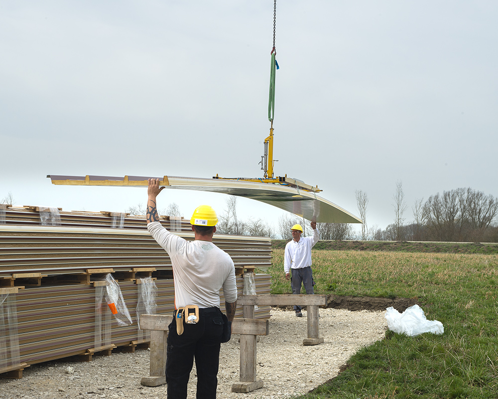 VSGP 600- 24 K Vakuumsauganlage für Wand- und Dach- Paneele bis 24 m | Vakuumsauganlage für Wand- und Dach- Paneele bis 24 m Länge - VSGP 600- 24 K