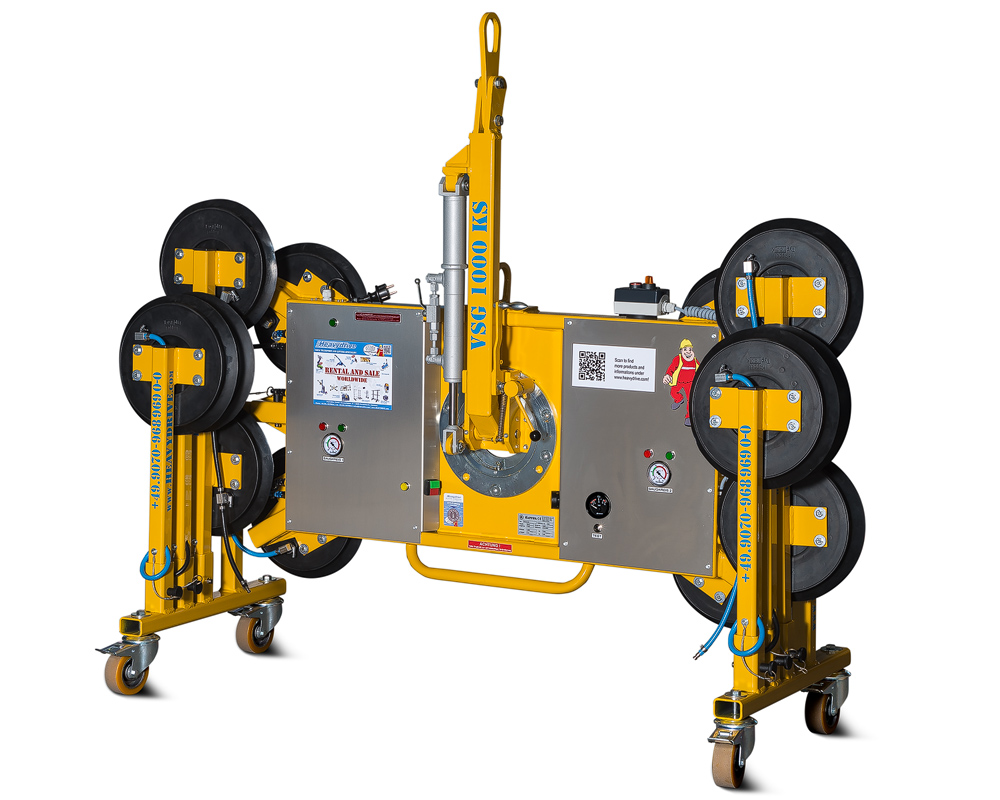 VSG 1000 KS Vakuum-Sauganlage, bis 1000 kg Traglast, schmale Version | Vakuum-Sauganlage, bis 1050 kg Traglast, schmale Version - VSG 1050 KS