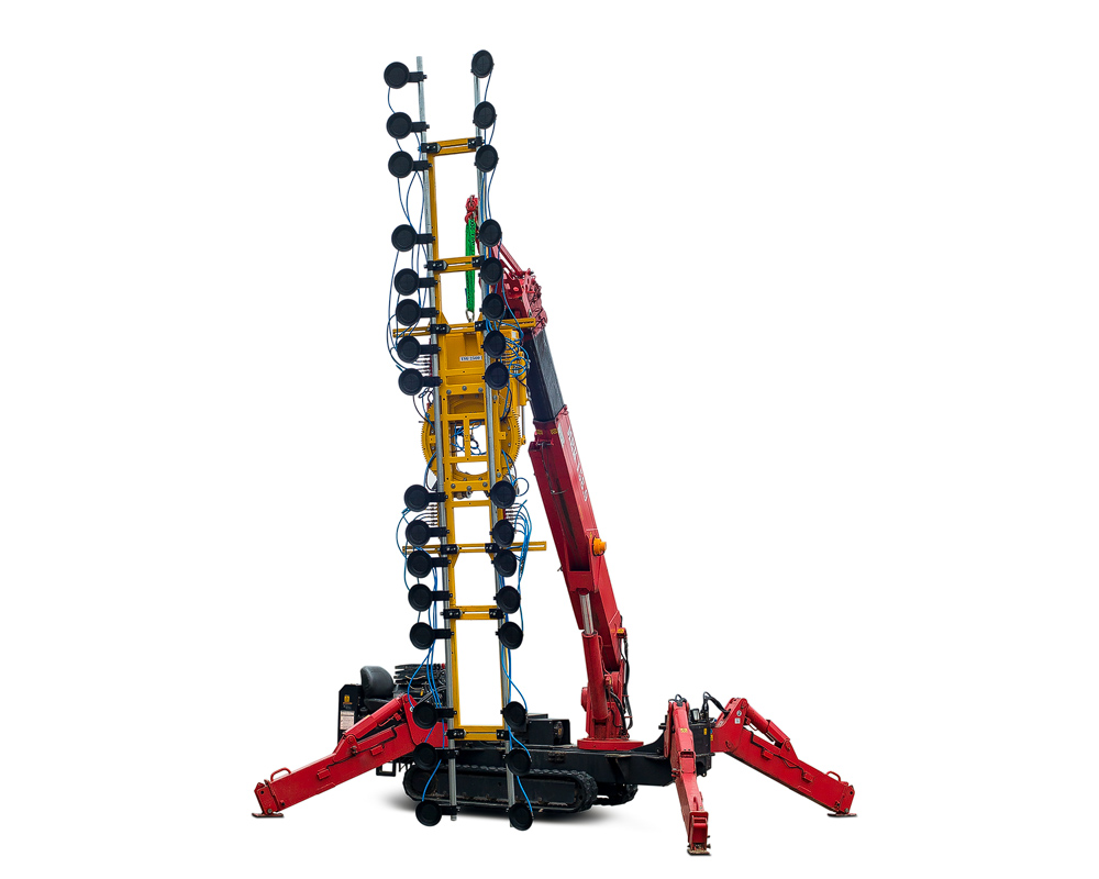 VSG 1200 KR -20 - Vakuum-Sauganlage für gebogene Scheiben, bis 1200 kg Traglast | Vakuum-Sauganlage für gebogene Scheiben, bis 1200 kg Traglast - VSG 1200 KR -20