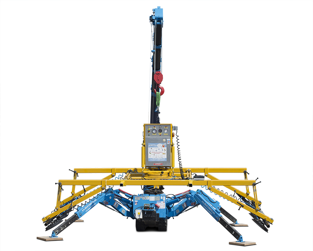 VSG 1500 KRQ Vakuum-Sauganlage, bis 1500 kg Traglast - für lange Scheiben | Vakuum-Sauganlage für quer gebogene lange Scheiben, bis 1500 kg Traglast - VSG 1500 KRQ