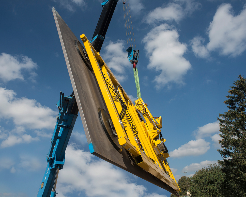 VSG 3500 K MH-4 - Vakuum-Sauganlage, bis 3500 kg Traglast-  für lange Scheiben | Vakuum-Sauganlage, bis 3500 kg Traglast - VSG 3500 K MH -4