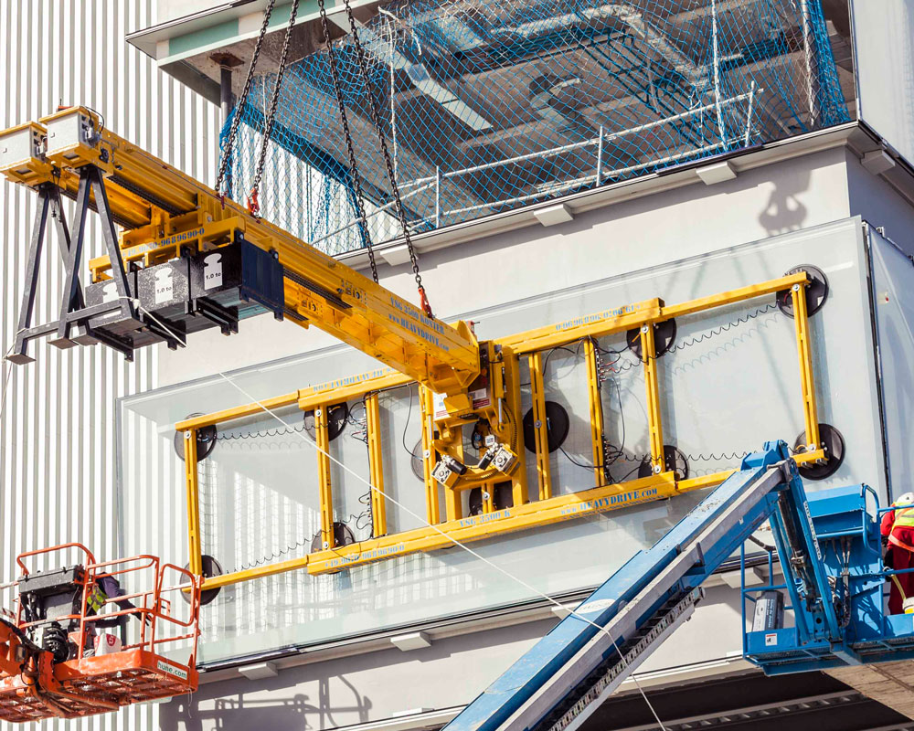 VSG 3500 K MH-4 - Vakuum-Sauganlage, bis 3500 kg Traglast-  für lange Scheiben | Vakuum-Sauganlage, bis 3500 kg Traglast - VSG 3500 K MH -4