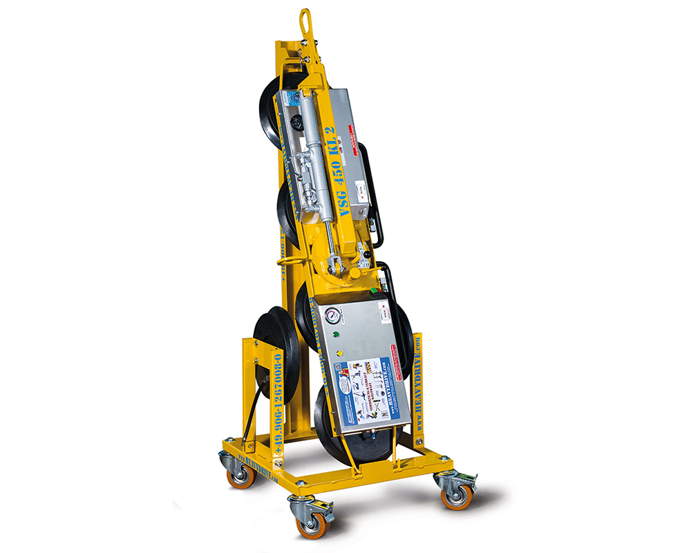 VSG 450 KL 2 - Vakuum-Sauganlage für lange Scheiben, bis 450 kg Traglast, schmale Version | Vakuum-Sauganlage für lange Scheiben, bis 450 kg Traglast, schmale Version - VSG 450 KL 2