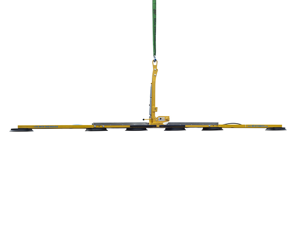 VSG 450 KL 3 - Vakuum-Sauganlage für lange Scheiben, bis 450 kg Traglast, schmale Version | Vakuum-Sauganlage für lange Scheiben, bis 450 kg Traglast, schmale Version - VSG 450 KL 3