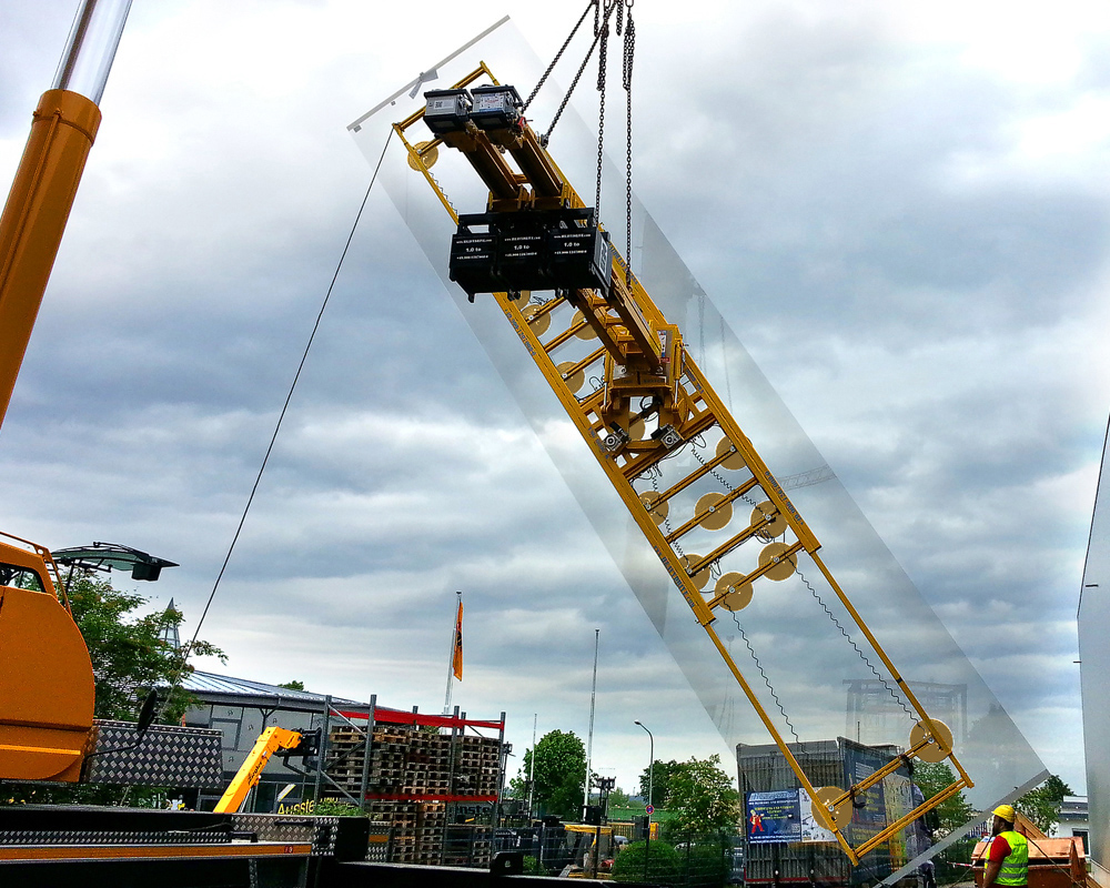 VSGB 6000 K MH Vakuum-Sauganlage für bedampfte Scheiben, bis 6000 kg Traglast | Vakuum-Sauganlage für bedampfte Scheiben, bis 6000 kg Traglast - VSGB 6000 K MH