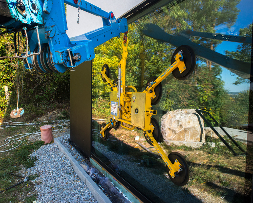 VSG 750 KS - Vakuum-Sauganlage, bis 750 kg Traglast, extra flach | Vakuum-Sauganlage, bis 750 kg Traglast, extra flach - VSG 750 KS